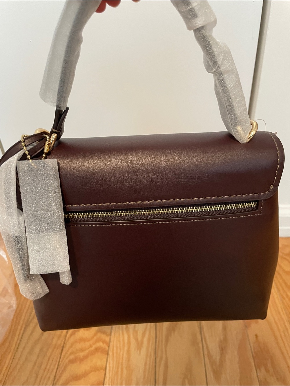 NWT Coach Emory crossbody in Espresso - Picture 6 of 10